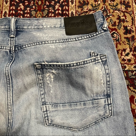 SOLD Authentic PRPS distressed denim jeans made in UAE size 38 - Picture 6 of 8